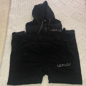 Black and white sweatsuit